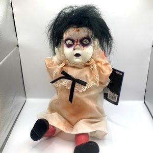 Haunted Living scary head lifting doll animatronic